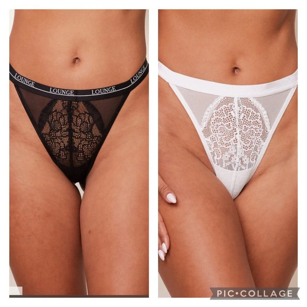 NWT Bundle Lounge US Royal Balcony Lace Thongs